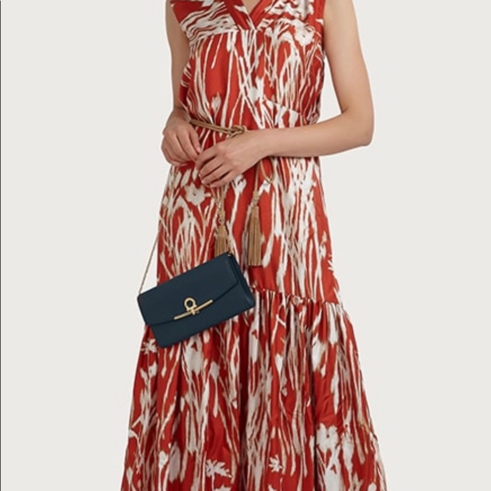 SALVATORE FERRAGAMO gancio chain strap clutch 318 - Picture 6 of 6